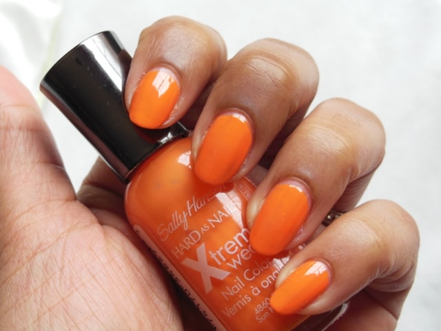9. Sally Hansen Hard as Nails Xtreme Wear in "Sun Kissed" - wide 5