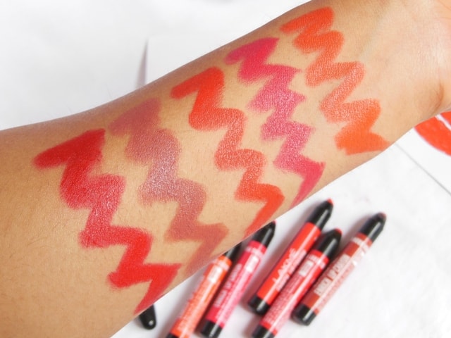 New Lakme Enrich Lip Crayons Swatches