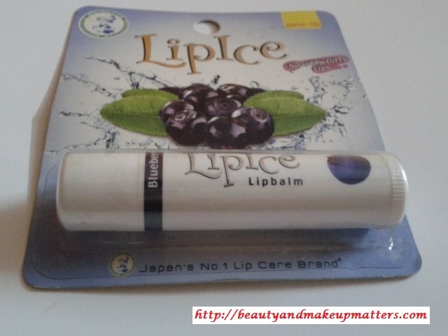 LipIceLipBalm-BlueBerry-Review