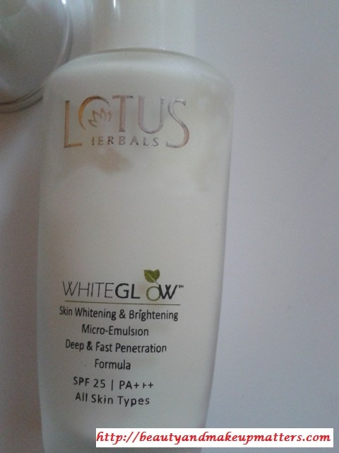Lotus-Herbals-WhiteGlow-Micro-Emulsion-Review