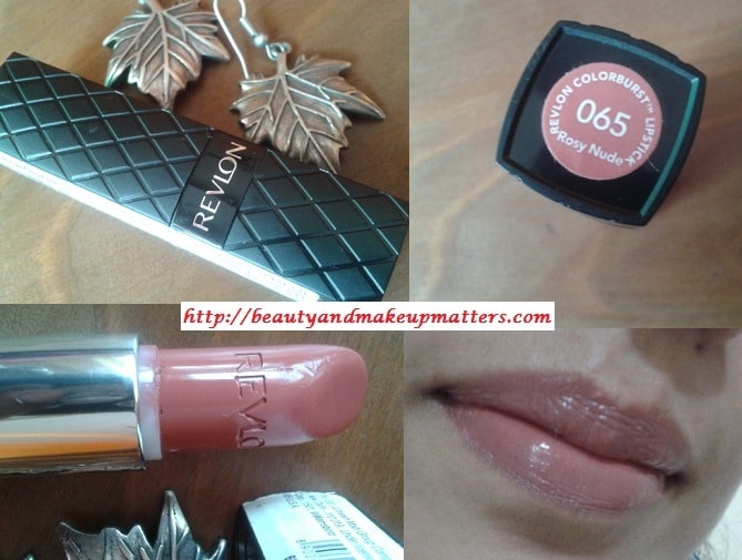 Revlon-Color-burst-Rosy-Nude-Lipstick-Look
