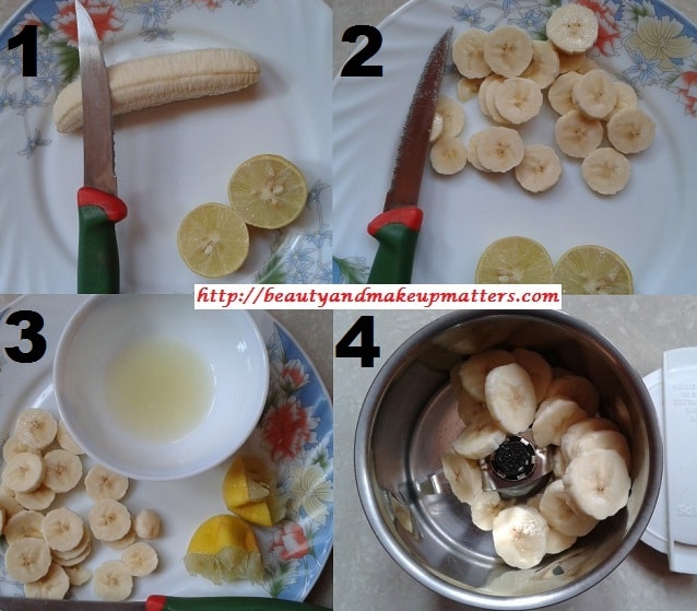 HomeMade-Banana-And-Lime-Juice-Face-Pack-Steps