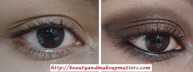 EyeMakeupTutorial-Metallic-Copper-Brown-Smokey-Eyes-Look-Before-After