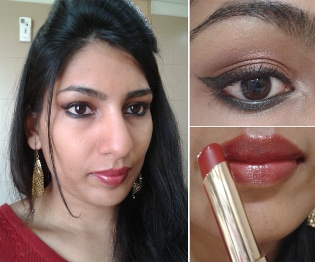 What Am I wearing Today - L'Oreal Color Riche Caresse Lipstick-Cherry Tulle
