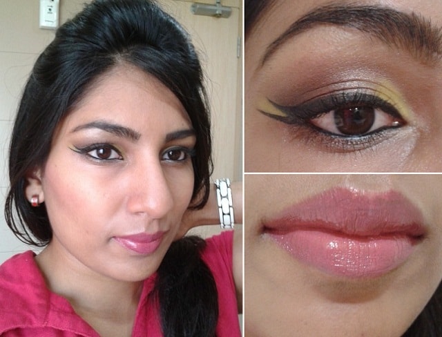 What Am I Wearing Today - Graphic Eye Liner and Custom Lipcolor