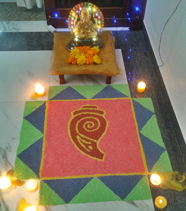 Diwali Rangoli Design 1 @Nov 2013