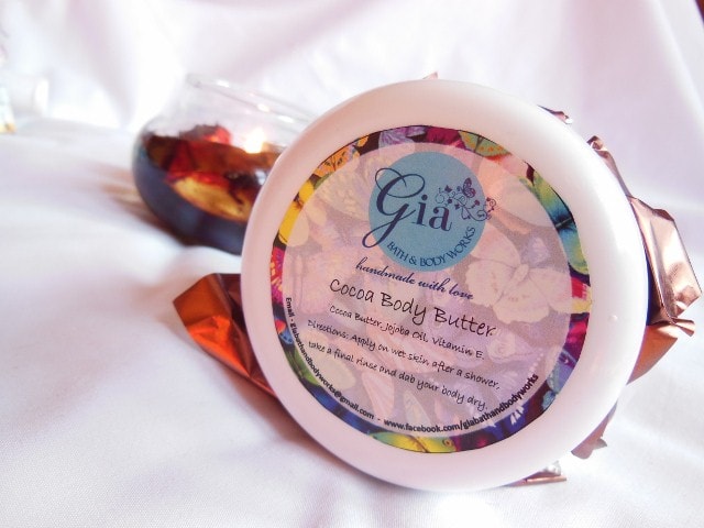 Gia Bath and Body Cocoa Body Butter