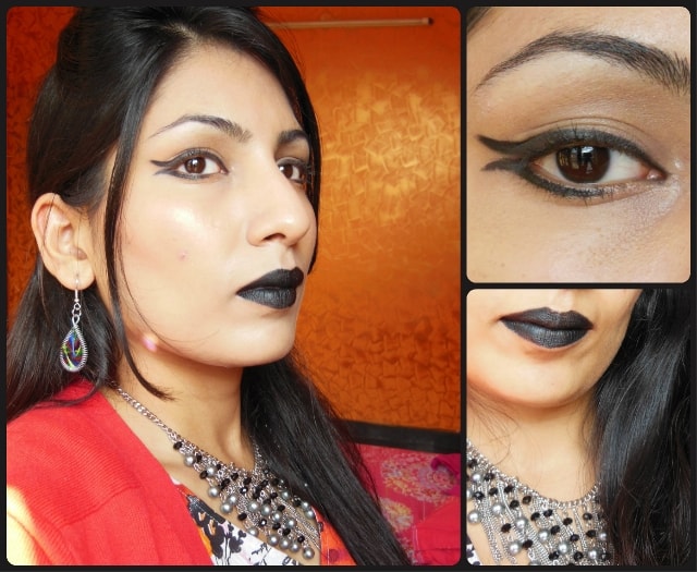 What Am I Wearing Today - Gothic Black Lips