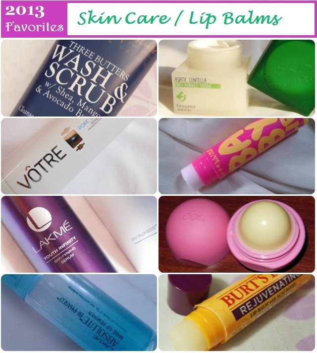 Favorites of 2013 - Skin Care, Lip Balms