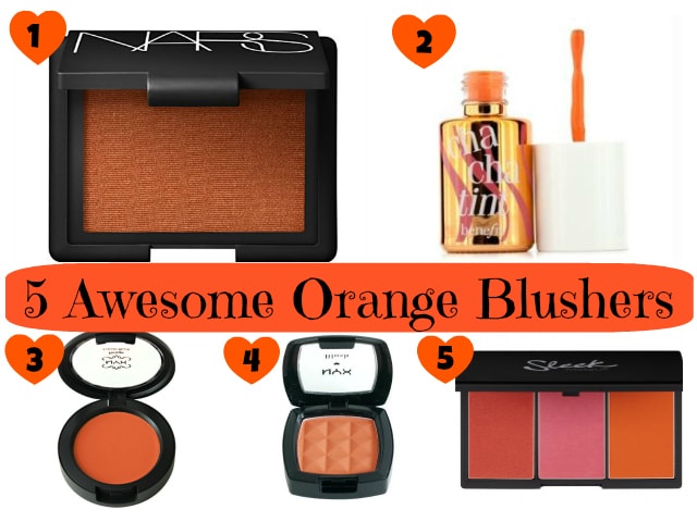 5 Awesome Orange Blushes for Summers