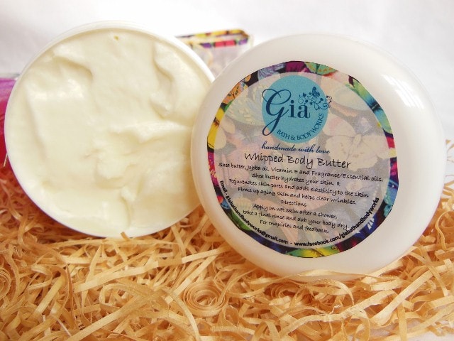 Gia Bath and Body Whipped Cream Body Butter Review