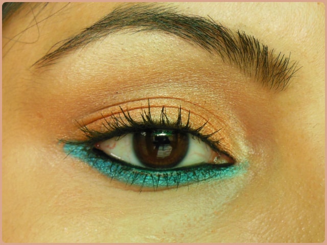 Favorite Eye Makeup - Bright Orange Eyes