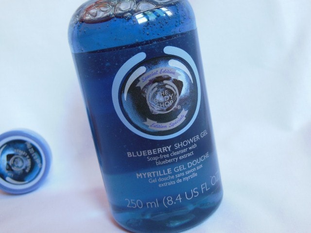 The Body Shop Soap Free Shower Gel in Blueberry