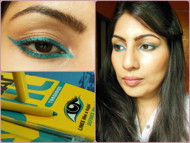 Maybelline Colossal Kohl Turquoise Look