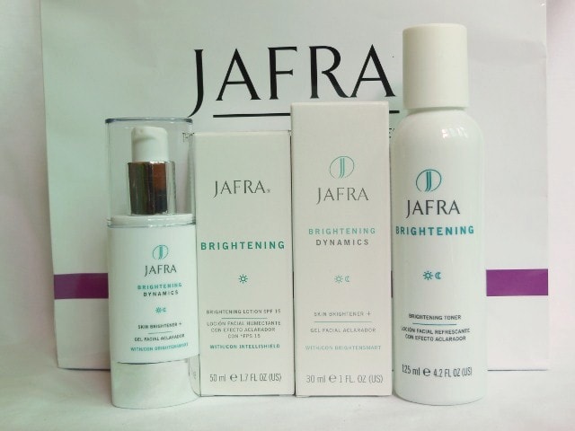 Jafra Brightening Skin Care Range