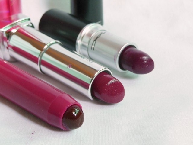 Dupe Discovered - MAC Rebel, Maybelline Berry Brilliant and Revlon Smitten (1)