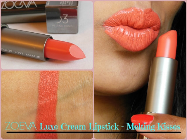 Zoeva Luxe Cream Lipstick Melting Kisses 03 LOTD