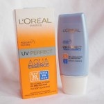 L’Oreal Paris UV Perfect Aqua Essence SPF 30 Sunscreen Review, Swatch