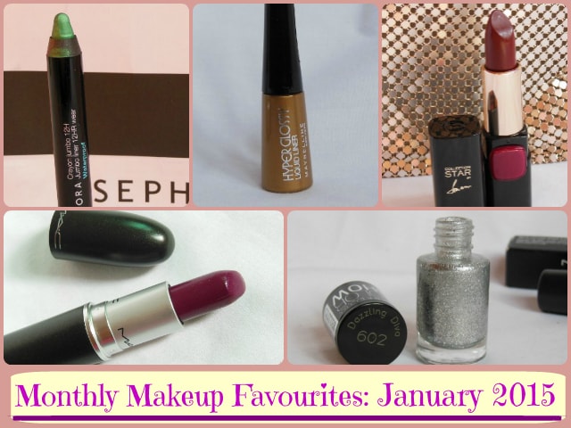 Januray 2015 Makeup Favourites
