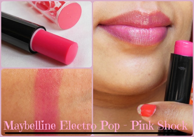 Maybelline Baby Lips Electro Pop Pink Shock Lip Balm Look