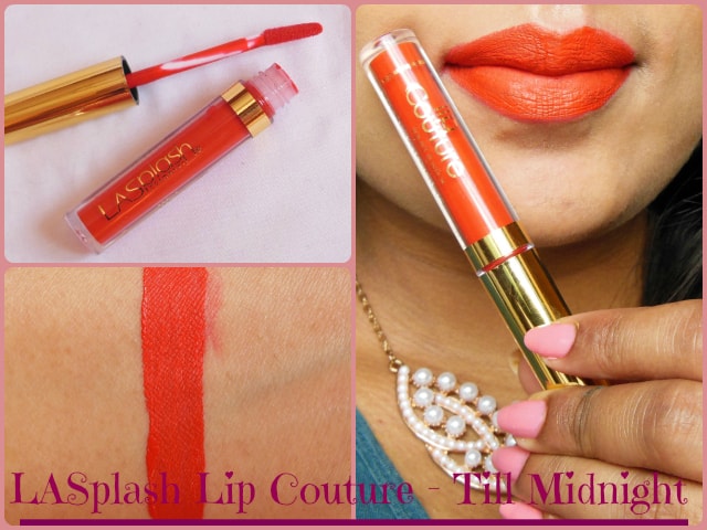 LASplash Lip Couture Lipstick Till Midnight Look