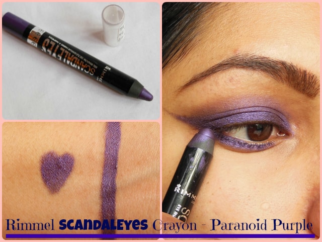 Rimmel ScandalEyes Eye Shadow Crayon Paranoid Purple Look