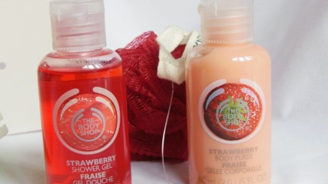 The Body Shop Strawberry Gel and Body Puree Review, - Beauty, Fashion, blog