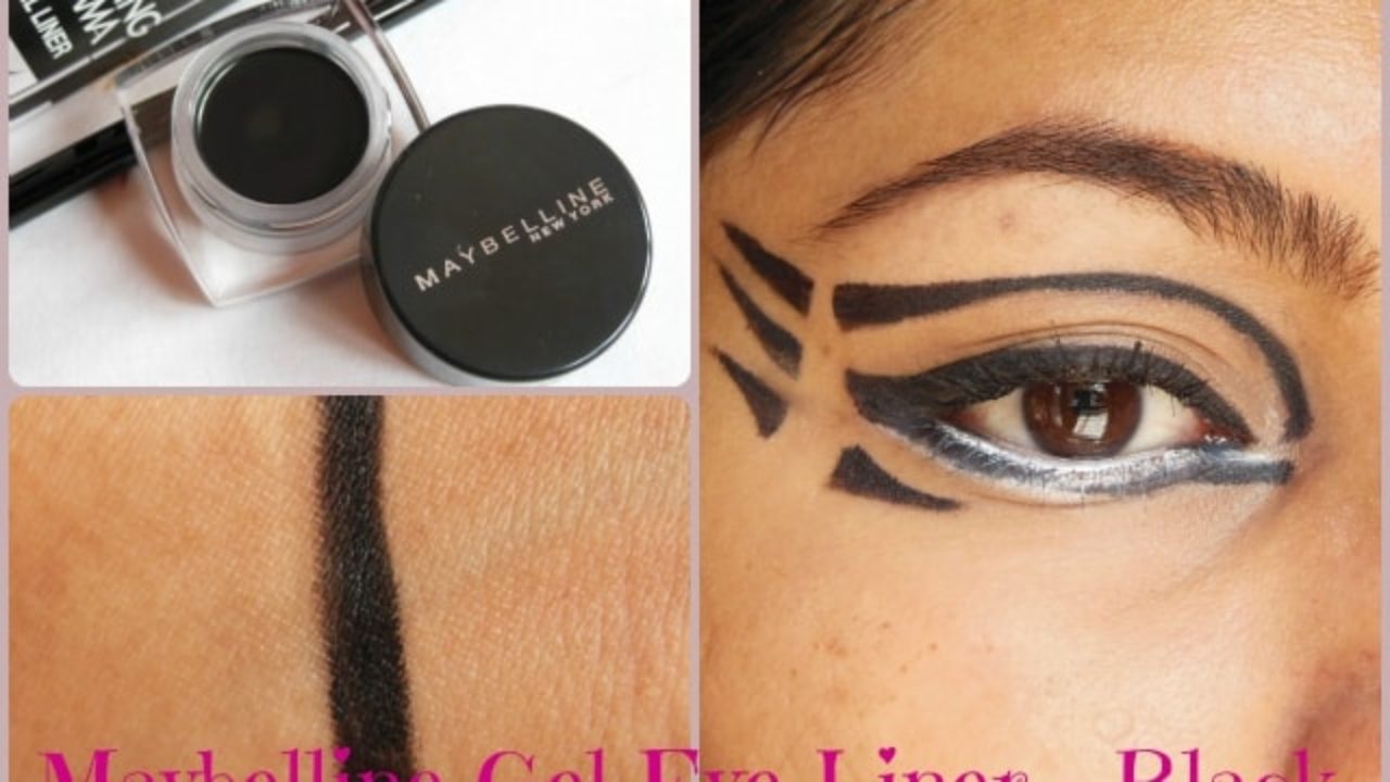 Maybelline Eyestudio Lasting Drama Gel Eyeliner 01 Black Review, Swatch, EOTD Beauty, Fashion, Lifestyle blog