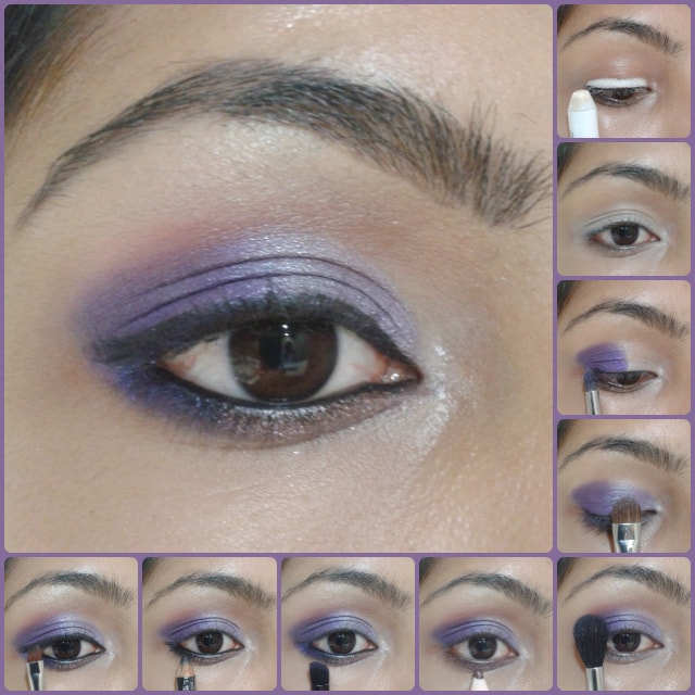 Eye Makeup Tutorial - Ombre Purple Eyes