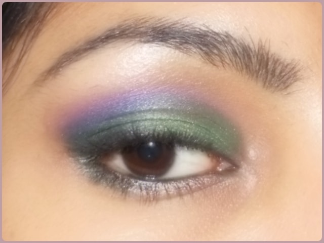 Orchid inspired Green and Purple Eyes