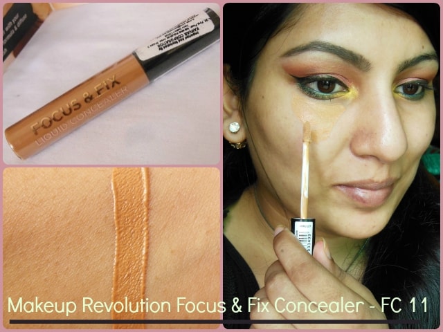 Makeup Revolution London Focus & Fix Liquid Concealer Look