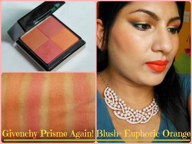Givenchy Prisme Again Euphoric Orange Blush Look