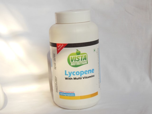 Vista Nutrition Lycopene Supplement Vegetarian Capsules
