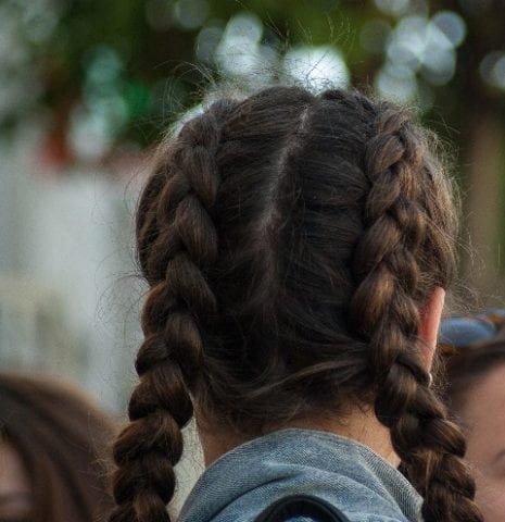 Different ways to French Plait Hair - double French plait