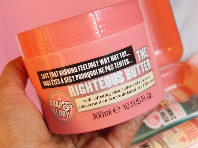 Soap & Glory Gift Box Contents - The Righteous Butter