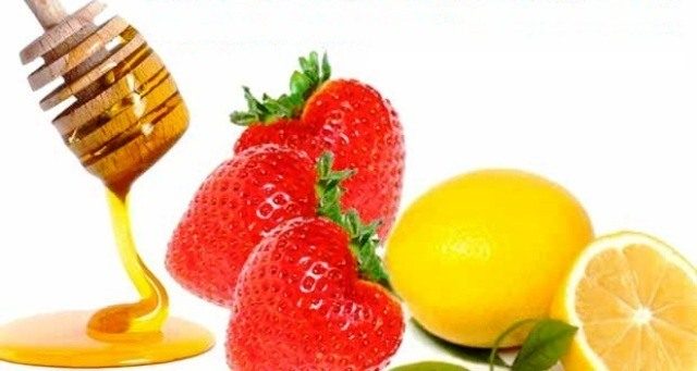 Best Home remedies to Treat Acne - Strawberry+Lemon+Honey-for-Acne-Home-Remedy