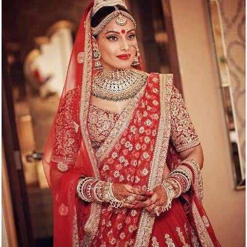 Best Places to Buy Bridal Lehenga in Delhi - Hauz Khaas bipasha-karan-wedding
