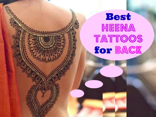 henna flower designs for shoulders