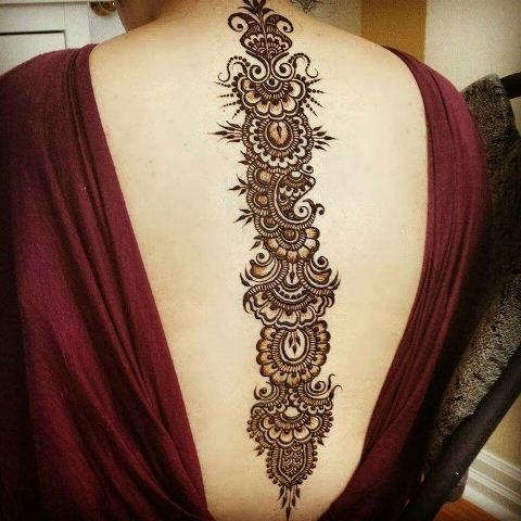 henna lower back