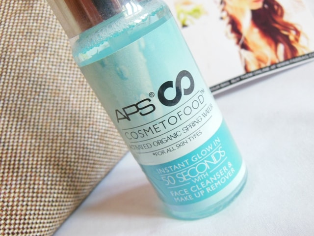 June Fab bag 2017 Review - APS Cosmetofood Organic Spring Water Claims