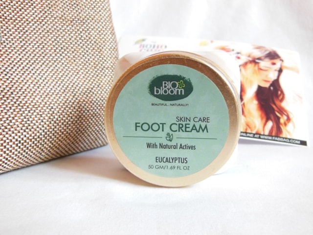 June Fab bag 2017 Review - Bio Bloom Foot Cream