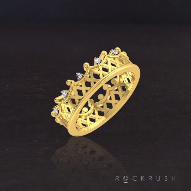 Online Guide for Gold Ring Designs - Metal cut work at your rescue
