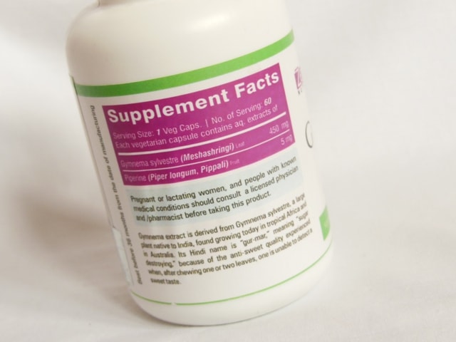 Zenith Nutrition Gymnema Plus Supplement Capsules