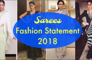 Saree Fashion Statement 2018