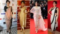 Saree Fashion Trend 2018 -Dhoti Style Saree Sonam Kapoor