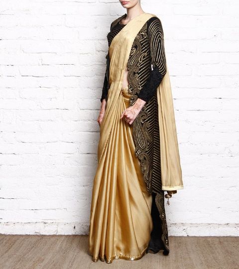 Saree Fashion Trend 2018 -Jackets-on-sarees-bollywood-celebs